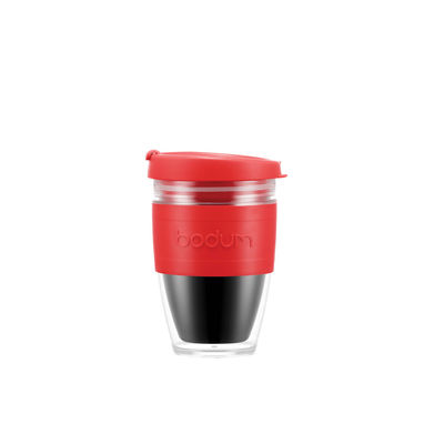 JOYCUP DOUBLE 250 Термокружка 250мл, цвет красный - 34823-105- Фото №1