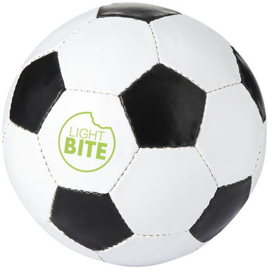 М'яч футбольный Curve, колір білий, суцільний чорний - 19544168- Фото №2