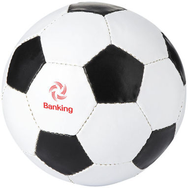 Мяч футбольный Curve, цвет белый, сплошной черный - 19544168- Фото №3