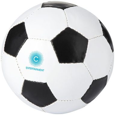 Мяч футбольный Curve, цвет белый, сплошной черный - 19544168- Фото №4
