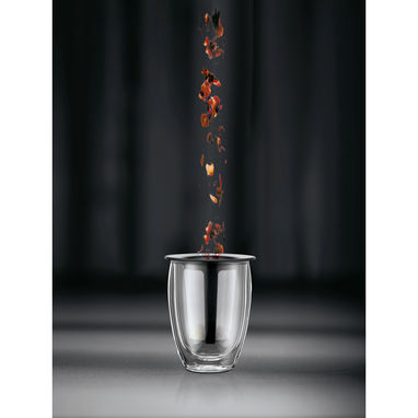 TEA FOR ONE. Склянка з двома стінками 350мл, колір чорний - 34831-103- Фото №3