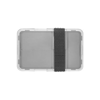 BISTRO LUNCH BOX. Ланчбокс із пластику та силікону, колір чорний - 34840-103- Фото №3