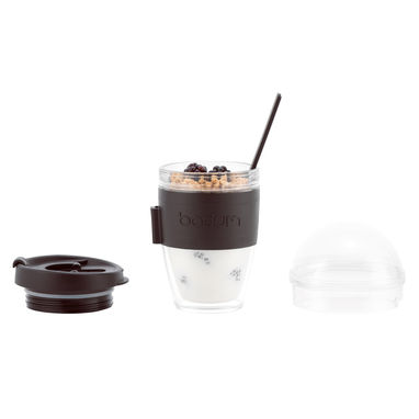 JOYCUP BREAKFAST. Стакан для йогурту 250мл, колір темно-коричневий - 34841-121- Фото №2