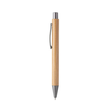 ELLIOT Шариковая ручка из бамбука, цвет натуральный - 81009-160- Фото №4