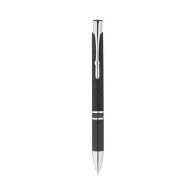 BETA WHEAT. Кульова ручка з волокна пшеничної соломи та ABS, колір чорний - 91771-103- Фото №1