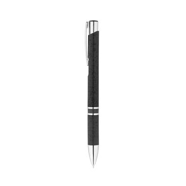 BETA WHEAT. Кульова ручка з волокна пшеничної соломи та ABS, колір чорний - 91771-103- Фото №3