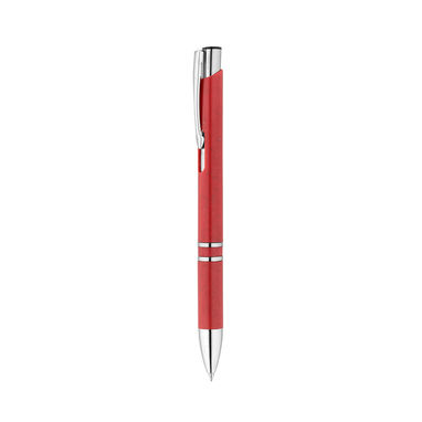BETA WHEAT. Кульова ручка з волокна пшеничної соломи та ABS, колір червоний - 91771-105- Фото №2