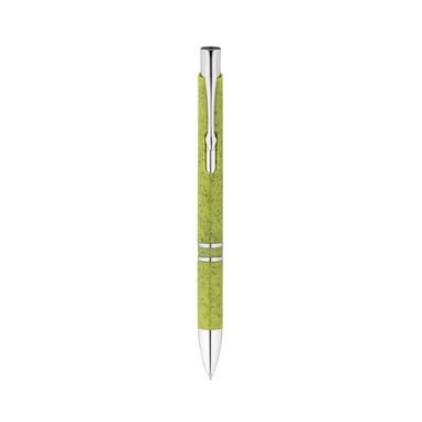BETA WHEAT. Кульова ручка з волокна пшеничної соломи та ABS, колір світло-зелений - 91771-119- Фото №1