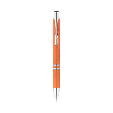 BETA WHEAT. Кульова ручка з волокна пшеничної соломи та ABS, колір помаранчевий - 91771-128- Фото №1