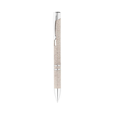 BETA WHEAT. Кульова ручка з волокна пшеничної соломи та ABS, колір світло-натуральний - 91771-150- Фото №2
