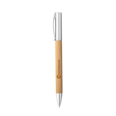 BEAL Шариковая ручка из бамбука, цвет натуральный - 91774-160- Фото №4