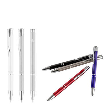 Den Шариковая ручка из переработанного алюминия, цвет белый - 91777-106- Фото №6