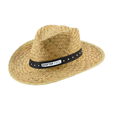 JEAN POLI Шляпа из натуральной соломы, цвет черный - 99082-103- Фото №2