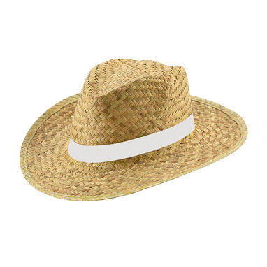 JEAN RIB Шляпа из натуральной соломы, цвет белый - 99083-106- Фото №1