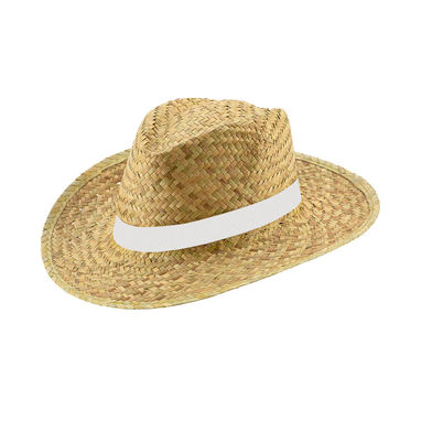JEAN RIB Шляпа из натуральной соломы, цвет белый - 99083-106- Фото №3