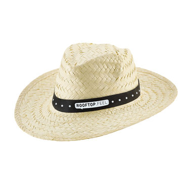 EDWARD POLI Шляпа из натуральной соломы, цвет черный - 99084-103- Фото №2