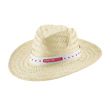 EDWARD POLI Шляпа из натуральной соломы, цвет белый - 99084-106- Фото №2