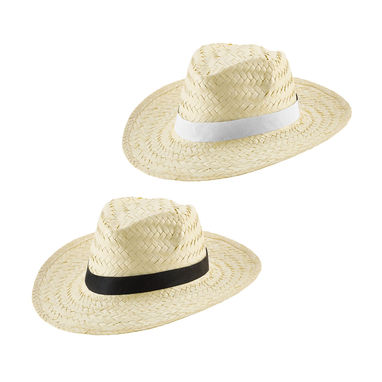 EDWARD POLI Шляпа из натуральной соломы, цвет белый - 99084-106- Фото №3