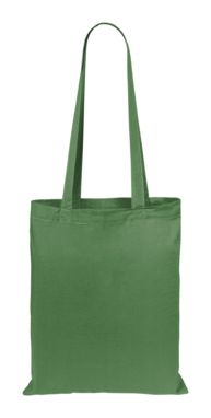 Хлопковая сумка для покупок, цвет темно-зеленый - AP721145-07A- Фото №2