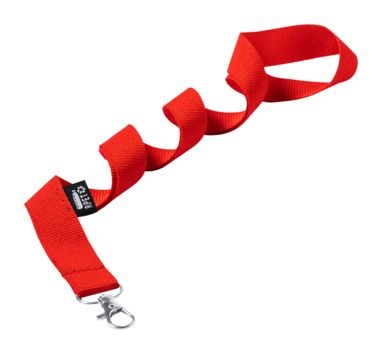 Шнурок для бейджа Loriet, цвет красный - AP722707-05- Фото №3
