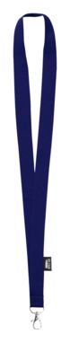 Шнурок для бейджа Loriet, колір темно-синій - AP722707-06A- Фото №1