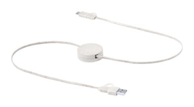 USB-кабель для заряджання Yarely, колір натуральний - AP722735-00- Фото №6
