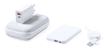 Комплект зарядного пристрою USB Cody, колір білий - AP722737-01- Фото №4