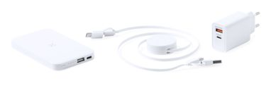 Комплект зарядного пристрою USB Cody, колір білий - AP722737-01- Фото №6