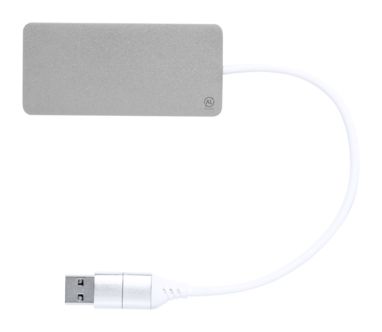 USB-хаб Kalat, колір срібло - AP722746-21- Фото №1