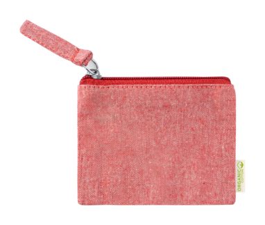 Бавовняний гаманець Fontix, колір червоний - AP722787-05- Фото №1