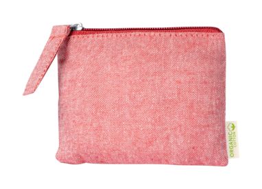 Бавовняний гаманець Fontix, колір червоний - AP722787-05- Фото №3