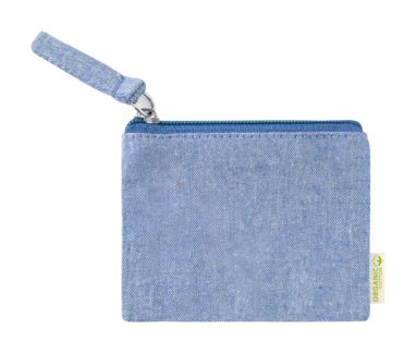Бавовняний гаманець Fontix, колір синій - AP722787-06- Фото №2