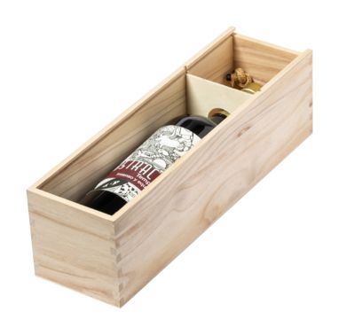 Подарункова коробка для вина Grimbur, колір натуральний - AP722826- Фото №4