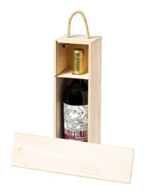 Подарункова коробка для вина Grimbur, колір натуральний - AP722826- Фото №5