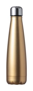 Пляшка для води Herilox, колір золотий - AP781926-98- Фото №1