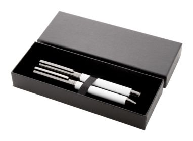 Набір ручок Carrol, колір білий - AP800496-01- Фото №2