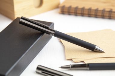 Набір ручок Carrol, колір чорний - AP800496-10- Фото №7