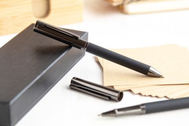 Набір ручок Carrol, колір чорний - AP800496-10- Фото №8