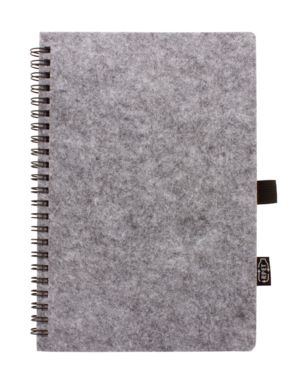 Блокнот A5 формату Felbook, цвет серый - AP800510-77- Фото №1