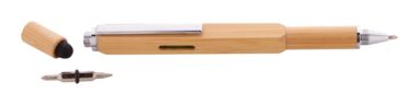 Многофункциональная ручка Tooby, цвет натуральный - AP800517- Фото №3