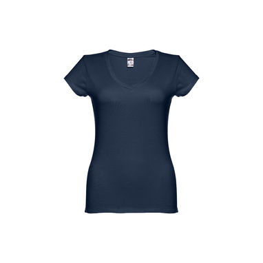 THC ATHENS WOMEN. Жіноча футболка, колір синій  розмір L - 30118-104-L- Фото №1