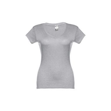 THC ATHENS WOMEN Женская футболка, цвет матовый cветло-серый  размер L - 30118-183-L- Фото №1