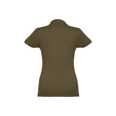 THC EVE. Жіноче поло, колір зелений армійський  розмір L - 30135-149-L- Фото №2