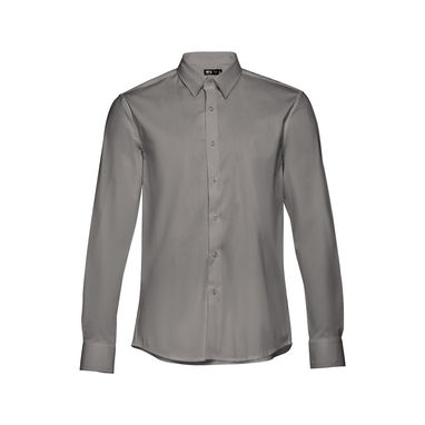 THC PARIS Мужская рубашка popeline, цвет серый  размер M - 30151-113-M- Фото №1