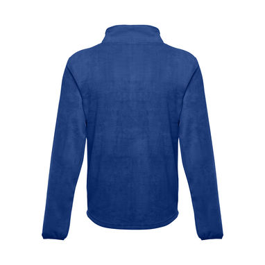 THC HELSINKI Мужская флисовая куртка с молнией, цвет королевский синий  размер L - 30164-114-L- Фото №2