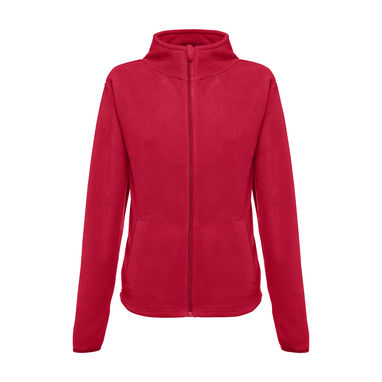 THC HELSINKI WOMEN. Жіноча флісова куртка з блискавкою, колір червоний  розмір L - 30165-105-L- Фото №1