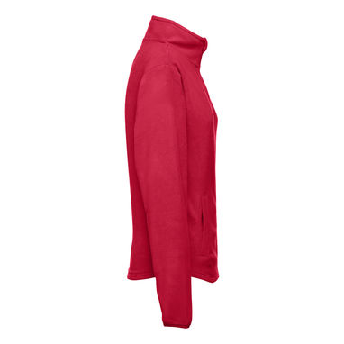 THC HELSINKI WOMEN. Жіноча флісова куртка з блискавкою, колір червоний  розмір L - 30165-105-L- Фото №3