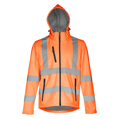 THC ZAGREB WORK унисекс пальто, цвет оранжевый гексахром  размер L - 30182-198-L- Фото №4