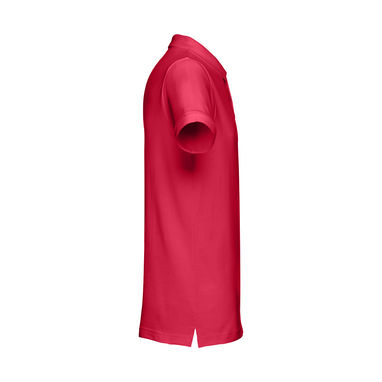 THC DHAKA Мужское поло, цвет красный  размер XXL - 30208-105-XXL- Фото №3
