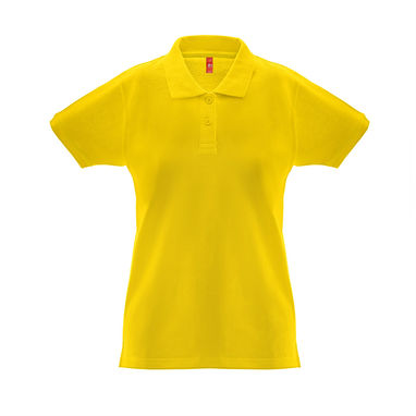THC MONACO WOMEN. Жіноче поло, колір жовтий  розмір L - 30262-108-L- Фото №1
